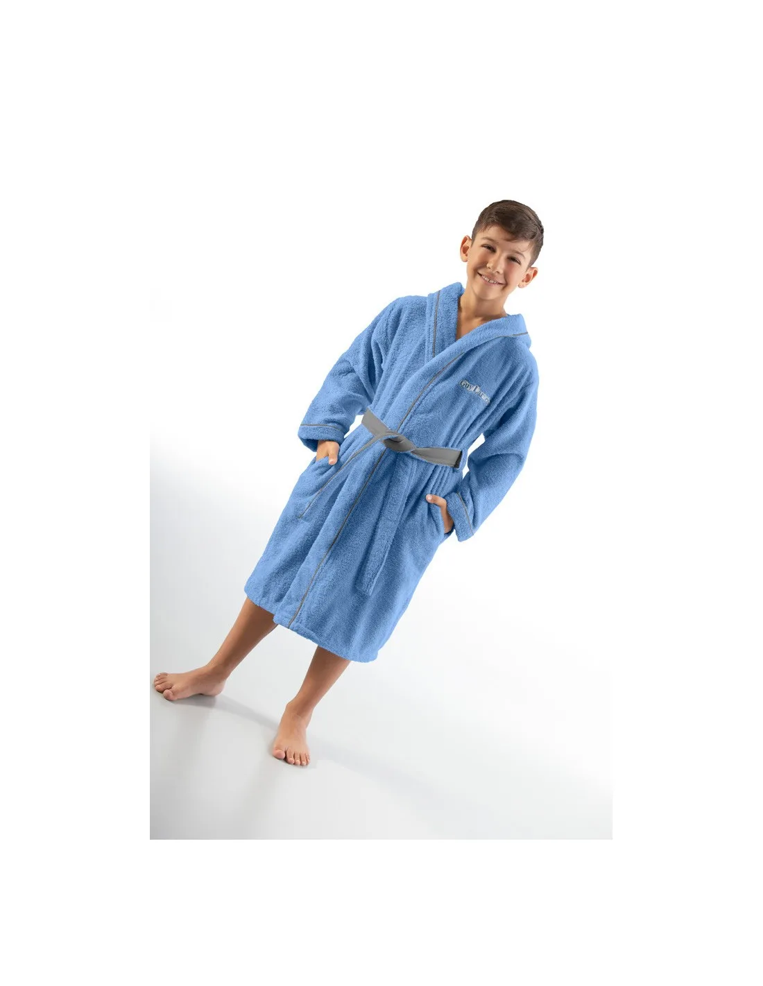 Παιδικό Μπουρνούζι Guy Laroche Kiddies Blue 8-10 & 10-12