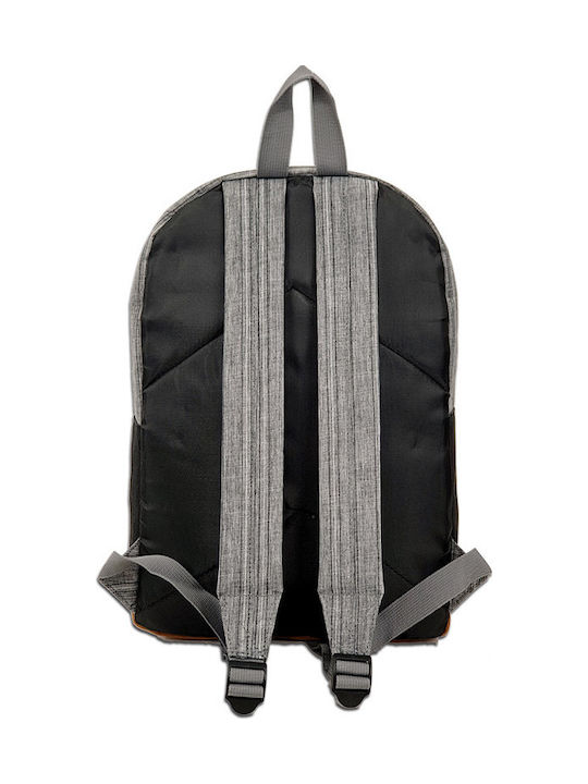 CASUAL ΣΑΚΙΔΙΟ ΠΛΑΤΗΣ RCM 8520 ΓΚΡΙ-ΜΑΎΡΟ - Image 2