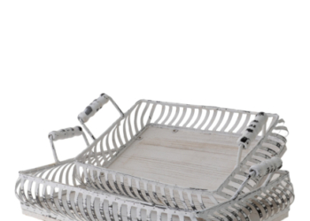 ΔΙΣΚΟΙ ΞΥΛΟ ΜΕ ΜΕΤΑΛΛΟ ΣΕΤ 2 41Χ27Χ10,5ΕΚ ΚΑΙ 36Χ22Χ10ΕΚ