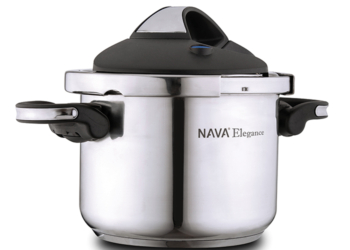 Χύτρα ταχύτητας “Elegance” ανοξείδωτη με αναδιπλούμενες λαβές 6L