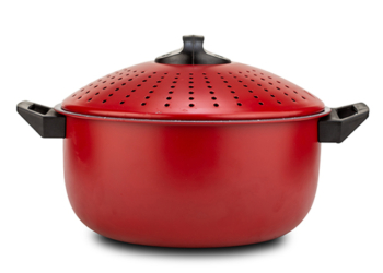 Κατσαρόλα με καπάκι-σουρωτήρι “Taurus” και αντικολλητική επίστρωση stone 24cm