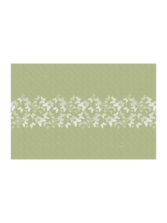 Saint Clair Τραπεζομάντηλο Αλέκιαστο Green 145x220εκ. - Image 2