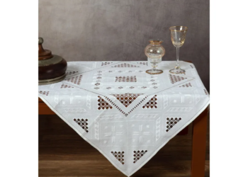 Χειροποίητο λευκαδίτικο καρέ (90cm x 90cm)